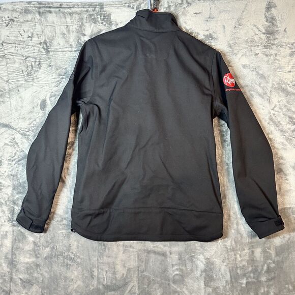 Carhartt Men's Relaxed Fit Rain Defender 0J2199-M Black Medium LOGOS - Picture 2 of 6